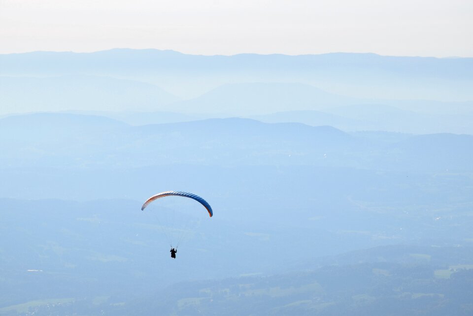 Paragliding sky sport