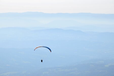 Paragliding sky sport