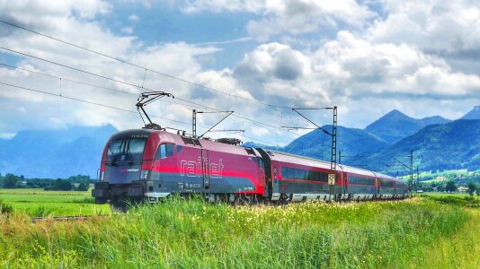 Train railway travel photo