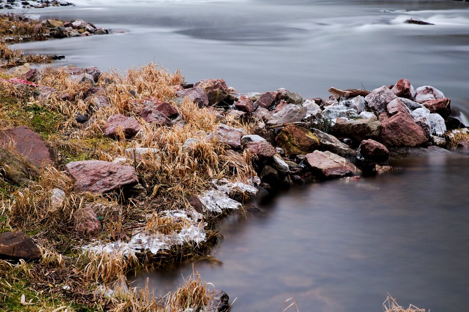 Coast landscape rock photo