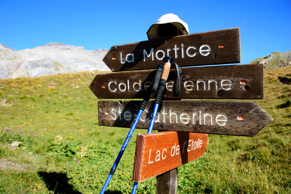 Road direction signpost