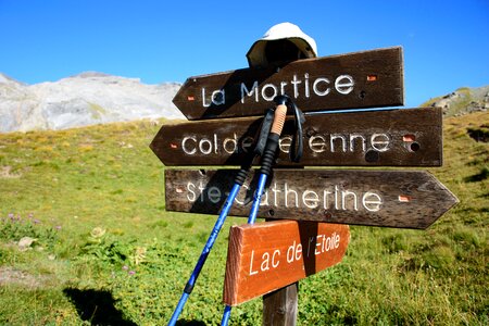 Road direction signpost
