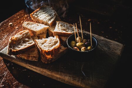 Bread gray food brown bread photo