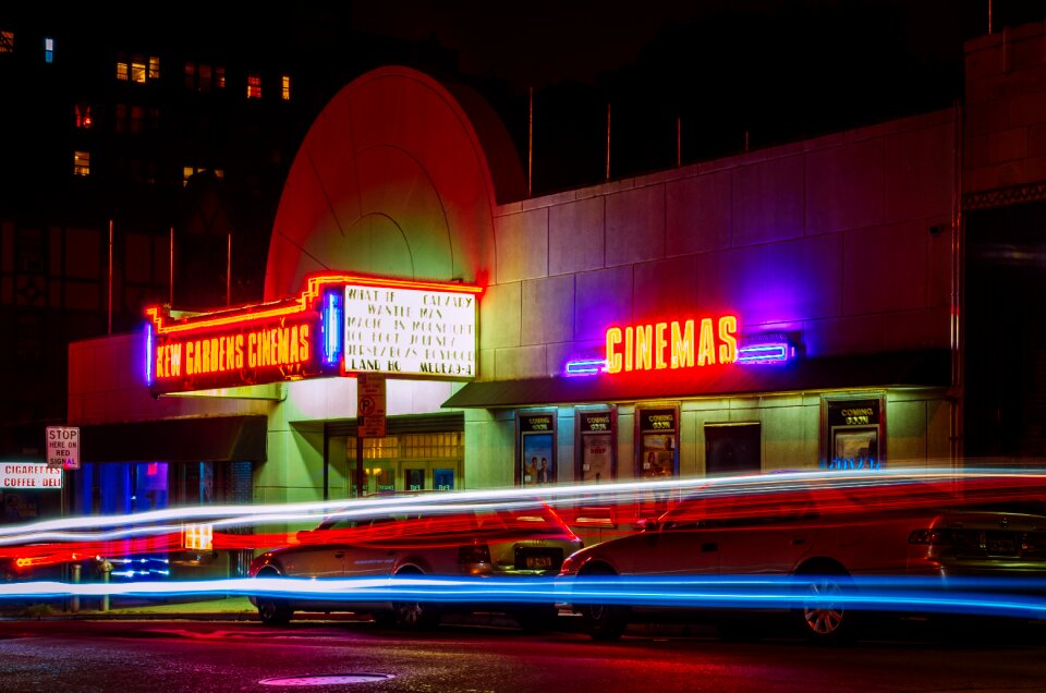 City night neon photo