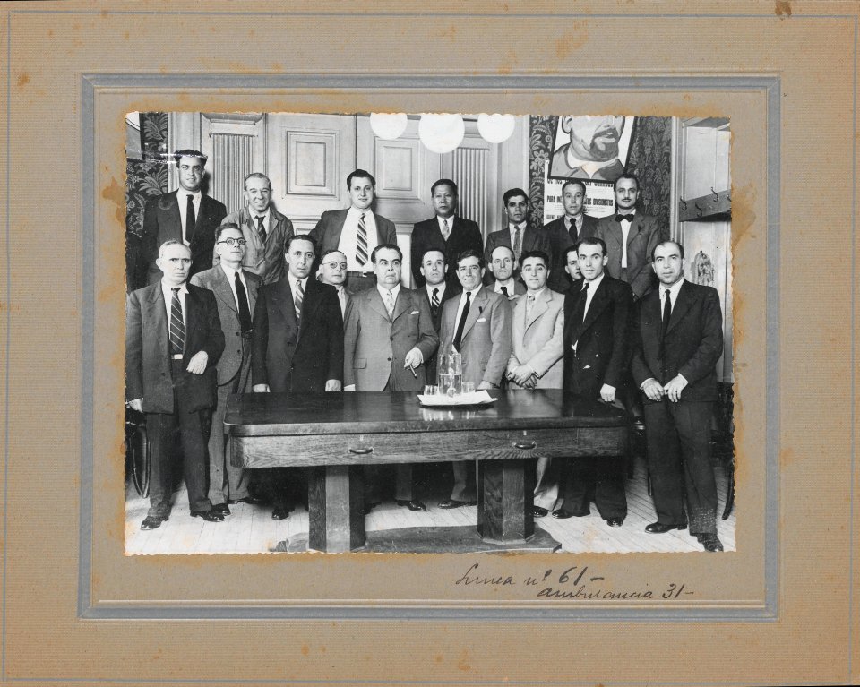 "[Manuel Blasco Garzón, retrato de grupo]"
