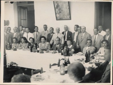 "Manuel Blasco Garzón, retrato de grupo."