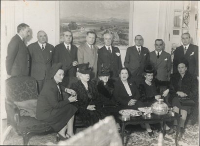 "Manuel Blasco Garzón, retrato de grupo."