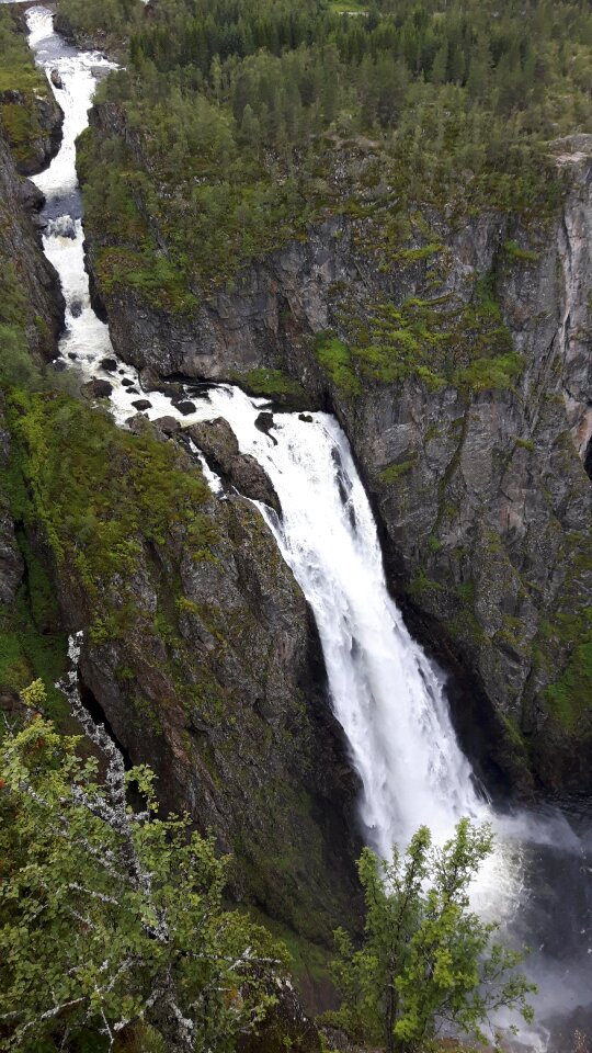 Waterfall nature landscape photo