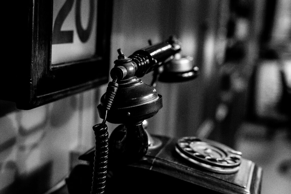 Telephone gray phone gray fashion