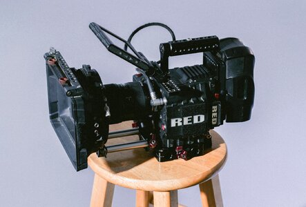 Video camera blue video