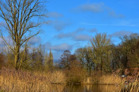 Sky water lake