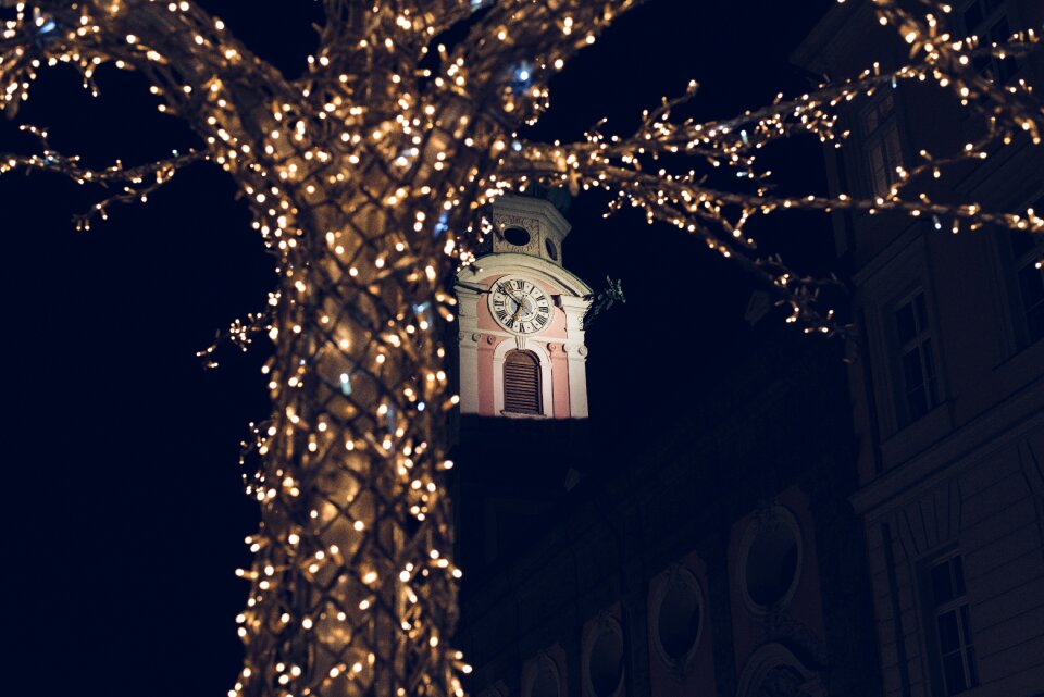 Night christmas lights