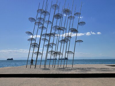 Europe mediterranean umbrellas
