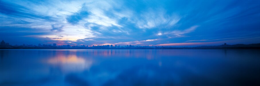 Blue sky sea outdoor