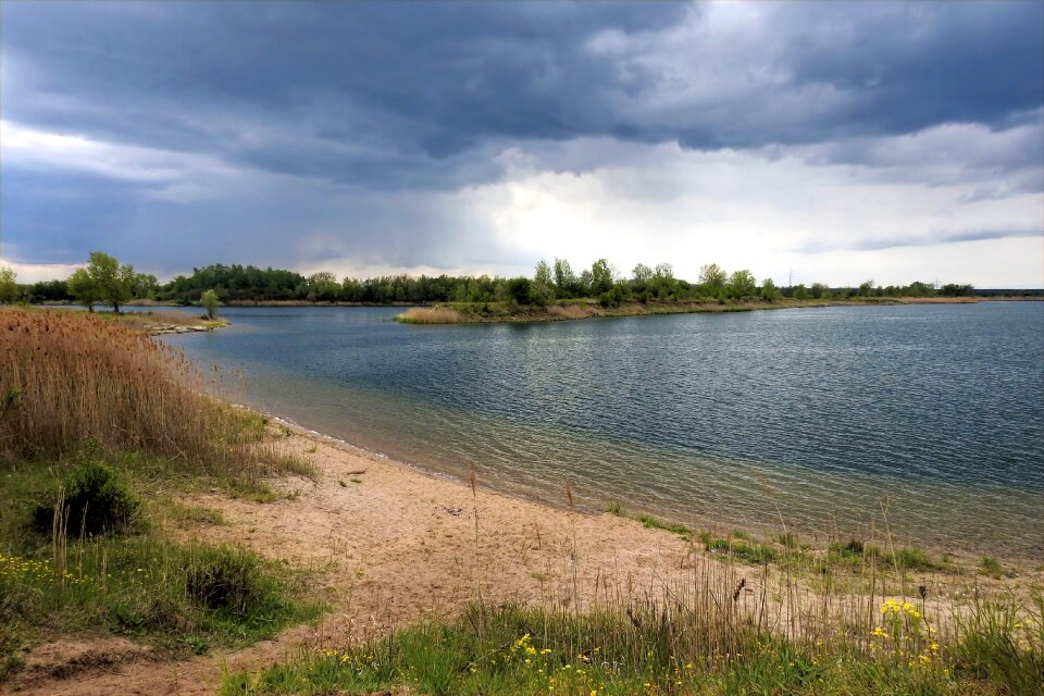 Bank sky landscape