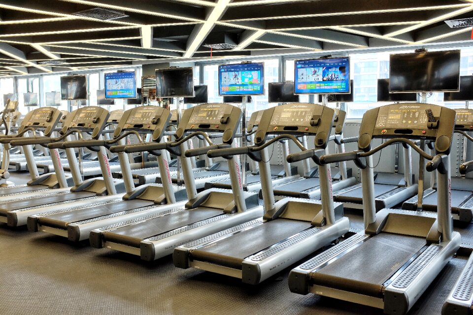 Treadmill gym fitness