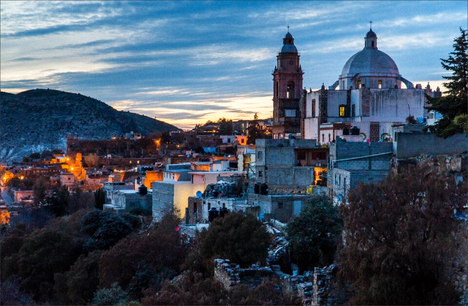 Church cityscape magic town