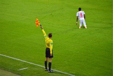 Referee sports green sports