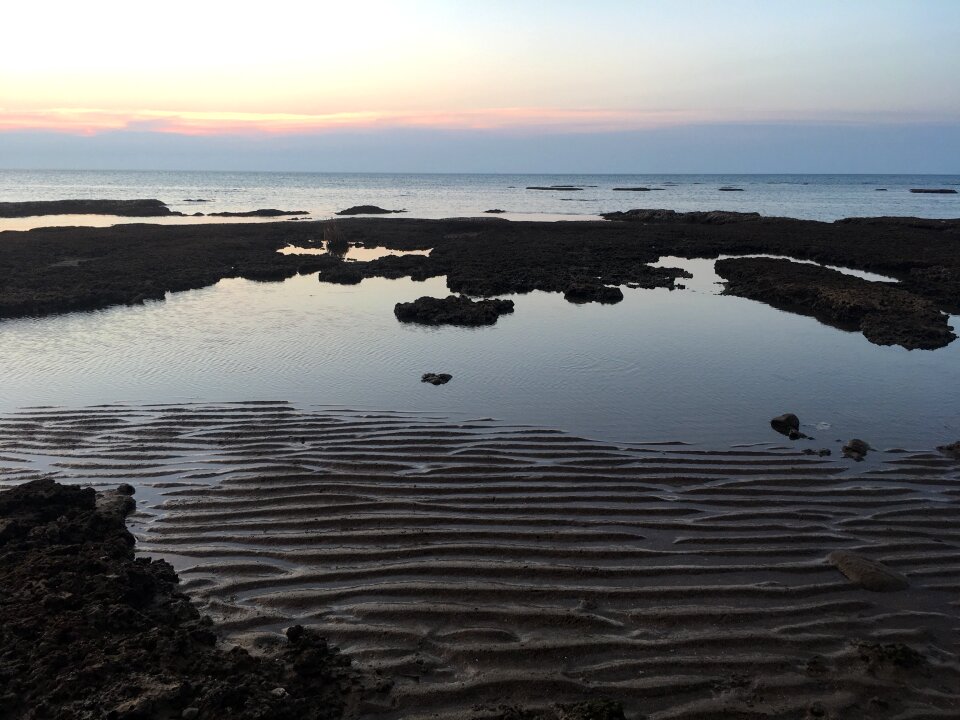 Taiwan sea sunset view