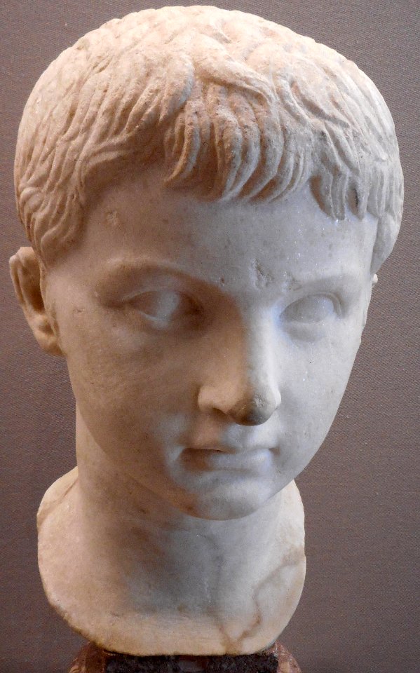 Head of Gaius Caesar (Rome 20 BC-Limira 4 AD), Augustus' grandson, found at Herculaneum on 1742 - Exhibition Herculaneum and Pompeii Vision of Discovery at the Archaeological Museum of Naples (45271180431)