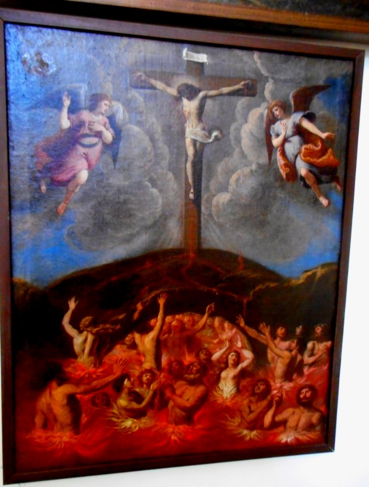 Purgatory's souls (about 1650) by Giuseppe Piscopo - Museum Quadreria dei Girolamini in Naples (43471127220)
