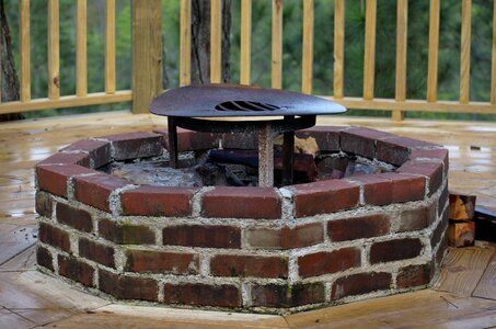 Fireplace wall stone