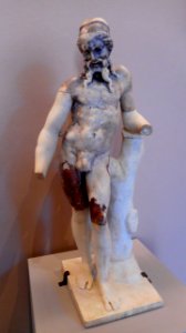 Statuette of a Satyr (1st century AD) from Herculaneum, found year 1740 - Exhibition Herculaneum and Pompeii Vision of Discovery up to September 30, 2018 at the Archaeological Museum of Naples (43428703594)