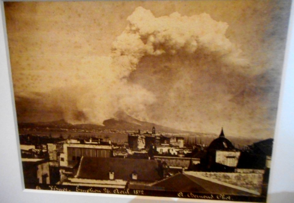 Vesuvius eruption, April 26, 1872 - Naples, private collection, now at exhibition Alphonse Bernoud, pioneer of photography, up to September 25, 2018 at Carthusian monastery and museum of San Martino in Naples (29465131488)