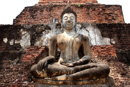 13th Century Thai City of Sukhothai Wat Chana Songkhram, Sukhothai Historical Park (46912089404)