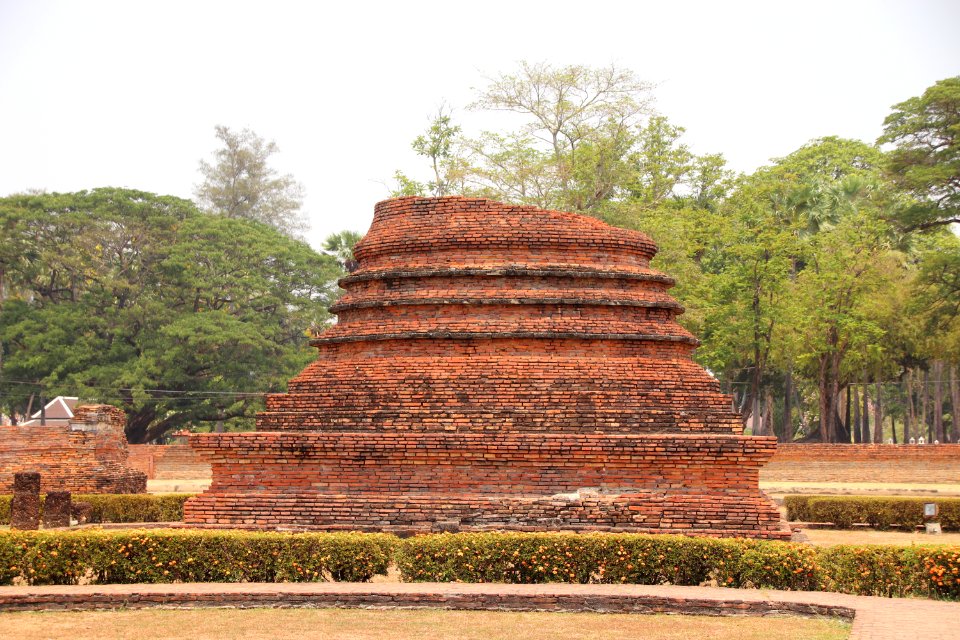 13th Century Thai City of Sukhothai Wat Chana Songkhram, Sukhothai Historical Park (46912101904)