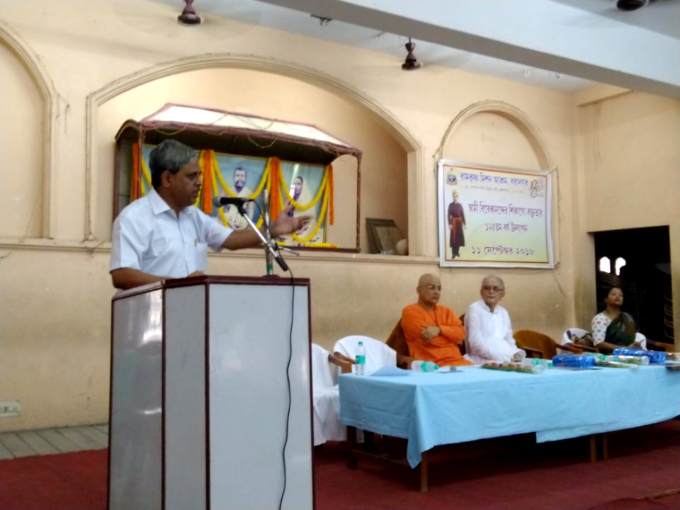 125th Anniversary of Swami Vivekananda's Chicago Addresses, at Baranagar Mission, Sep 2018 (1)