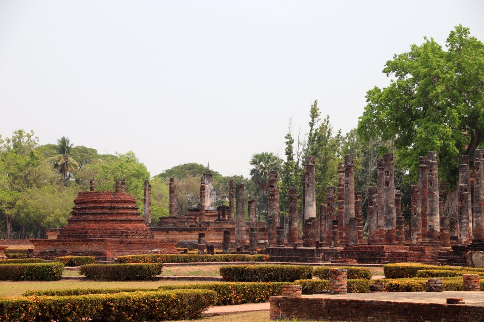 13th Century Thai City of Sukhothai Wat Chana Songkhram, Sukhothai Historical Park (47636411241)