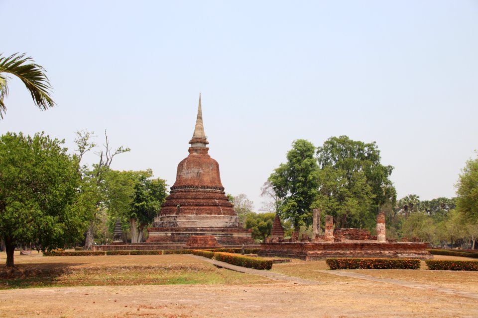 13th Century Thai City of Sukhothai Wat Chana Songkhram, Sukhothai Historical Park (46912071094)