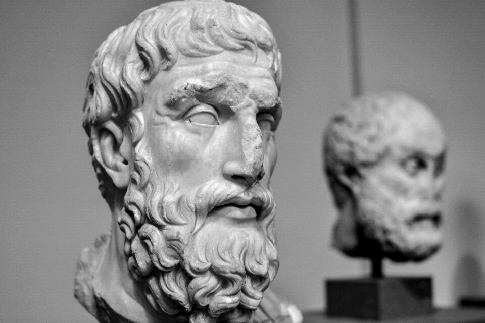 Portrait adult statue