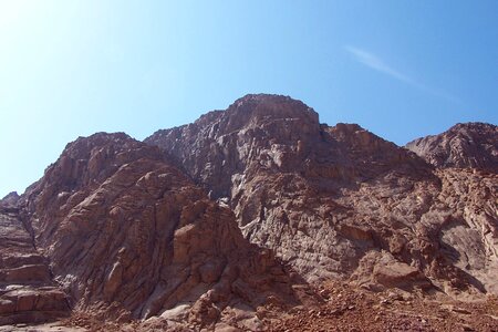 Mount sinai mountains rocks photo