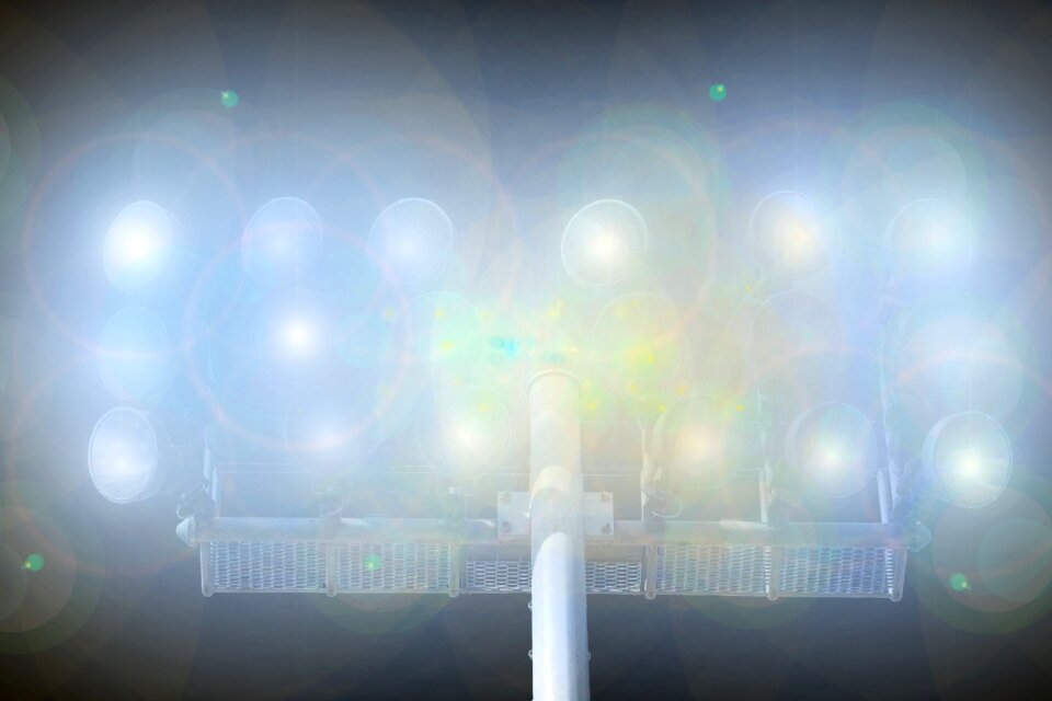 Light lamps football