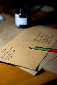 Pen dip pen writings