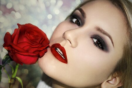 Girl charm rose