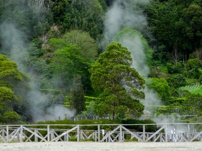 Sulfur volcano park