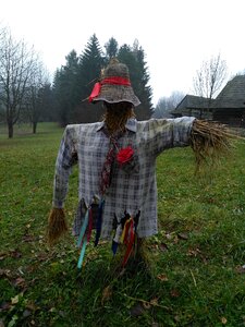 Autumn scarecrow museum