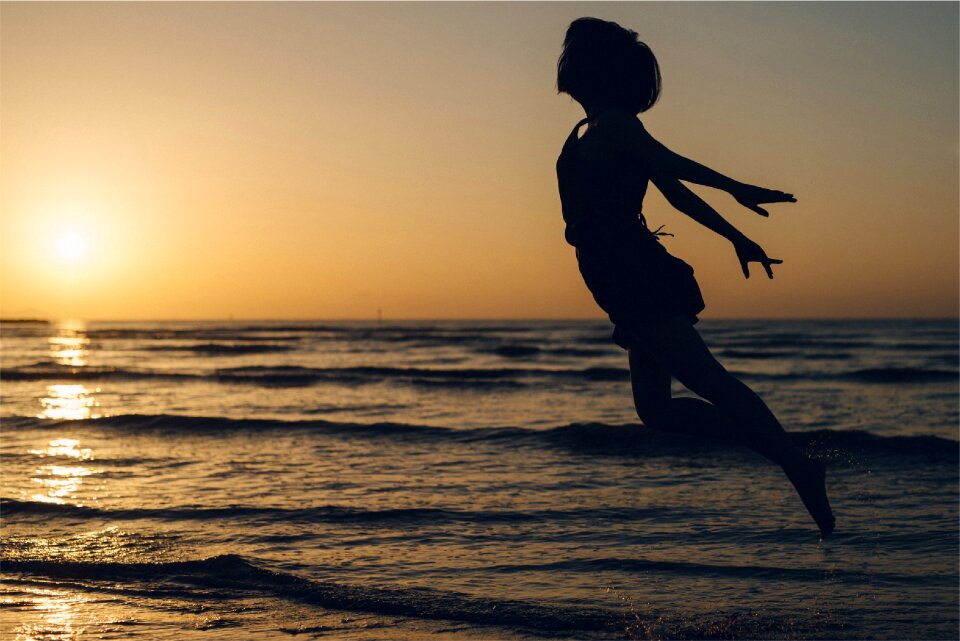 Jumping flying people