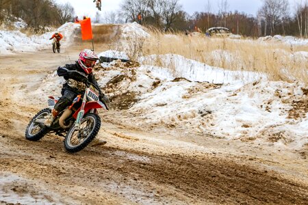 Winter competition dirt