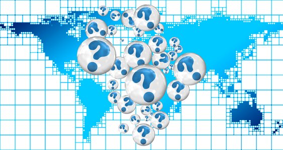Continents globe network