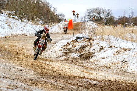 Winter competition dirt
