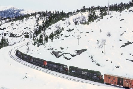 4 of Southern Pacific Trains in the Snow (32304742733)