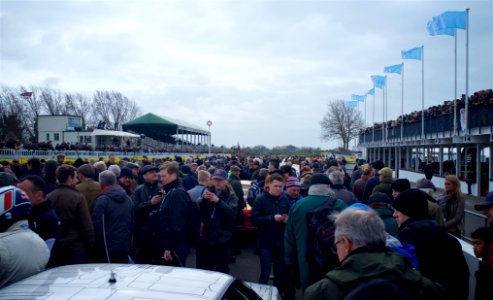 75th Goodwood Members Meeting - Grid Walk Sea of Humanity (33381122592)