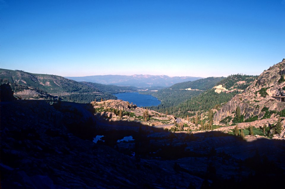 A Southern Pacific Freight Well Above Donner Lake, Roger Puta Style, August 1980 -- 5 Photos (32738017630)