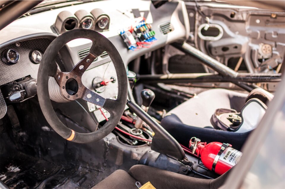 Steering wheel racing parts