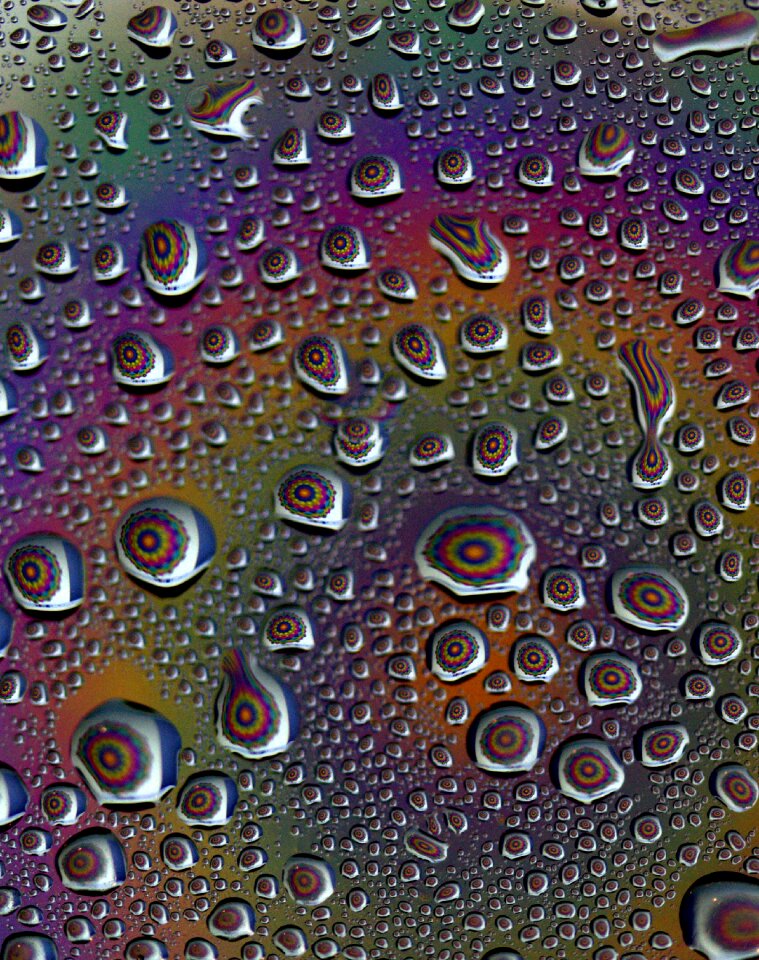 Reflection water rain