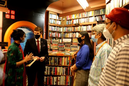 Ambassador Earl Miller Visited CTG Book Store Baatighar (51608916977)